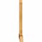 Ekena Millwork Portland Rough Sawn Timber Gable Bracket, Western Red Cedar, 84"W x 53"H x 4"D x 6"F, 15/12 Pitch GBW084X53X0406POR00RWR - alternate 5